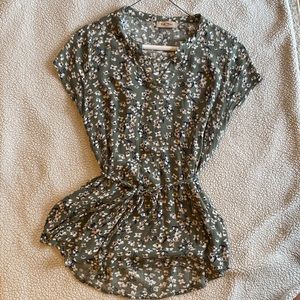 Full Moon Maternity Segura Tie Waste Blouse